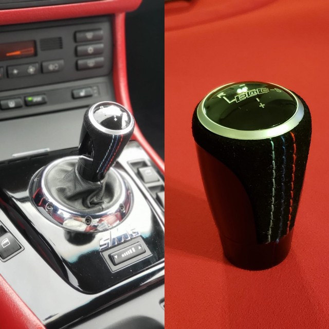 SMG TRI STITCHED WEIGHTED SHIFT KNOB 0106 BMW E46 M3 eBay
