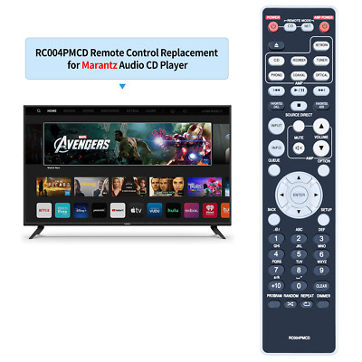RC004PMCD Replace Remote Control For Marantz Audio CD Player