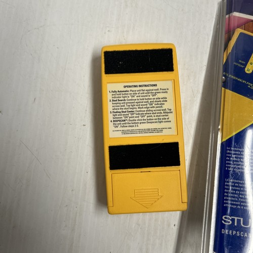 Zircon Studsensor Pro 4.0 Hand Held Light Up Stud Finder Color Yellow - Picture 6 of 8