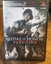 Medal of Honor: Vanguard (Sony PlayStation 2, 2007) Complete With The Manual