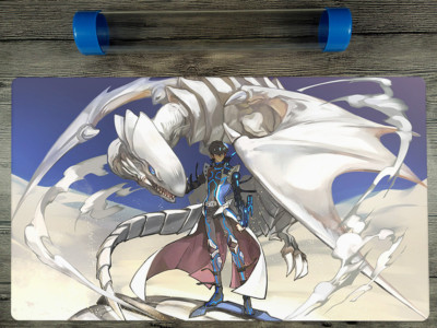 Ygomat Blue-Eyes White Dragon & Seto Kaiba TCG Playmat Duel Mat