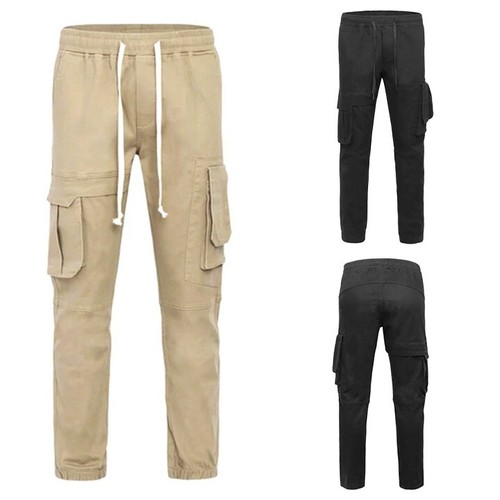 Victorious Men's Heavyweight Fleece Relaxed Lounge Cargo Sweatpants - Sky Blue - Medium
