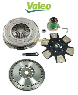 VALEO-STAGE 3 CLUTCH KIT+ ULTRALIGHT FLYWHEEL for 11-17 MUSTANG GT BOSS 302 5.0L