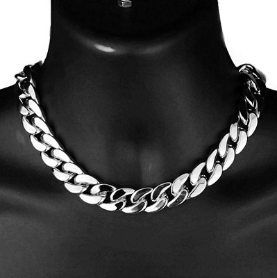 Mens Plain Choker 16\