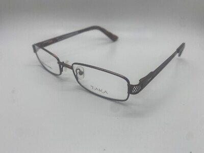 NEW TAKA T2615 BROWN AUTHENTIC FRAMES OPTICAL EYEGLASSES 52-19-140