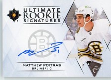 2023-24 Ultimate Collection - Matthew Poitras Ultimate Rookie Signatures #URS-MP