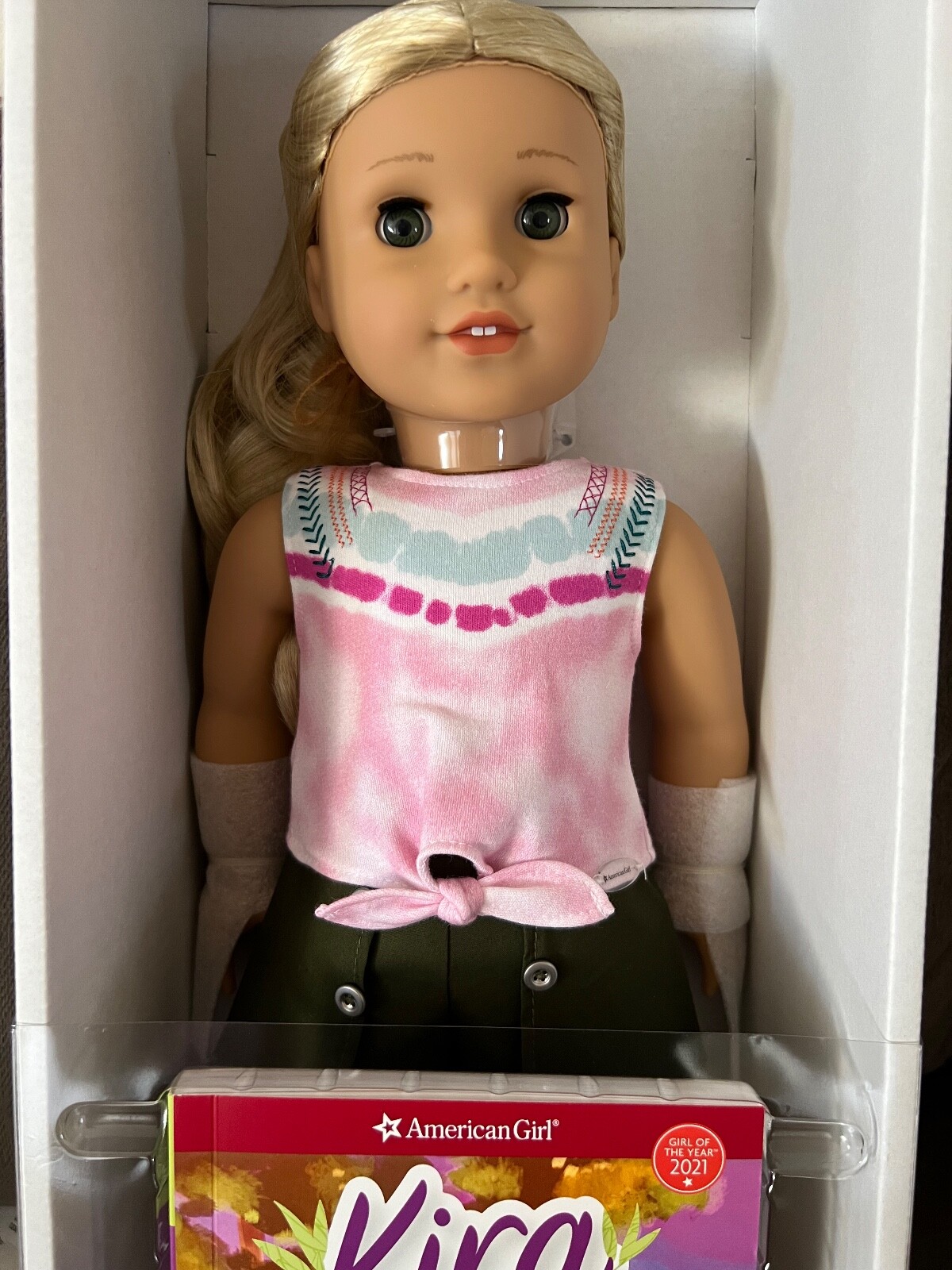 American Girl Kira Doll & Book Girl of The Year Kira Bailey NEW IN BOX