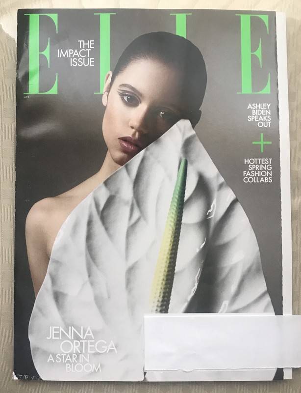 ELLE Magazine APRIL 2023 JENNA ORTEGA Ashley Biden Olena Zelenska Alice Walton