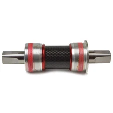 OMNI Racer Square Taper Cromo Steel Bottom Bracket JIS 2°:  68x127mm- ENGLISH