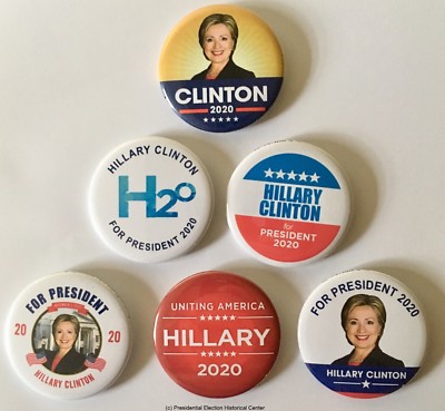 Hillary Clinton for President Set of 6 Campaign Button (HCLINTON-801-ALL)