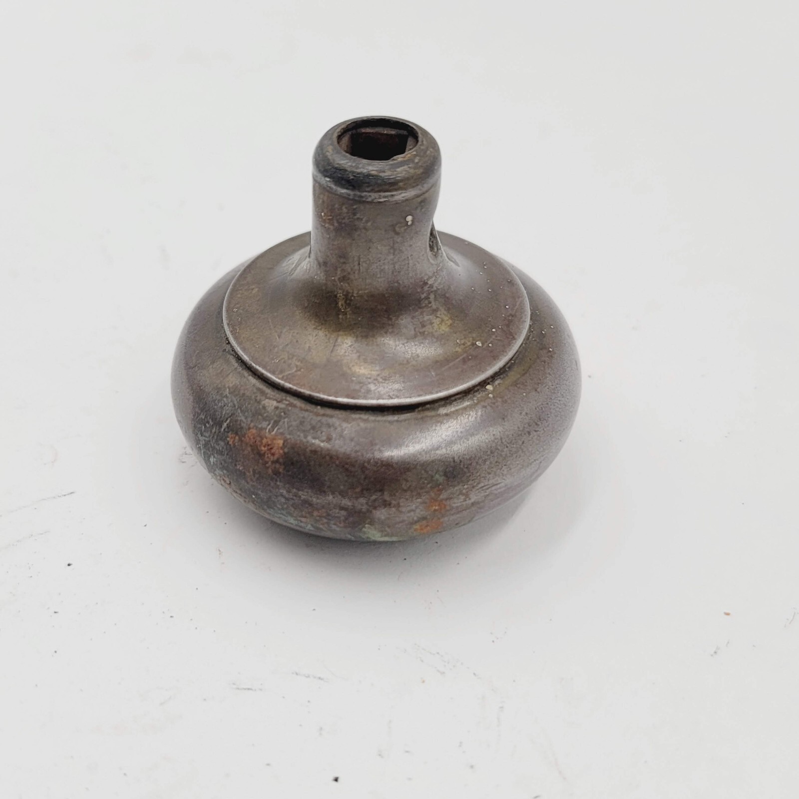 Vintage SINGLE Doorknob Steel Salvage Door Hardware  2106