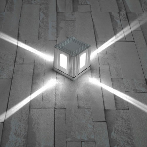 Outdoor LED Wall Sconce Light - 3W Waterproof Exterior Lamp For Garden Gate