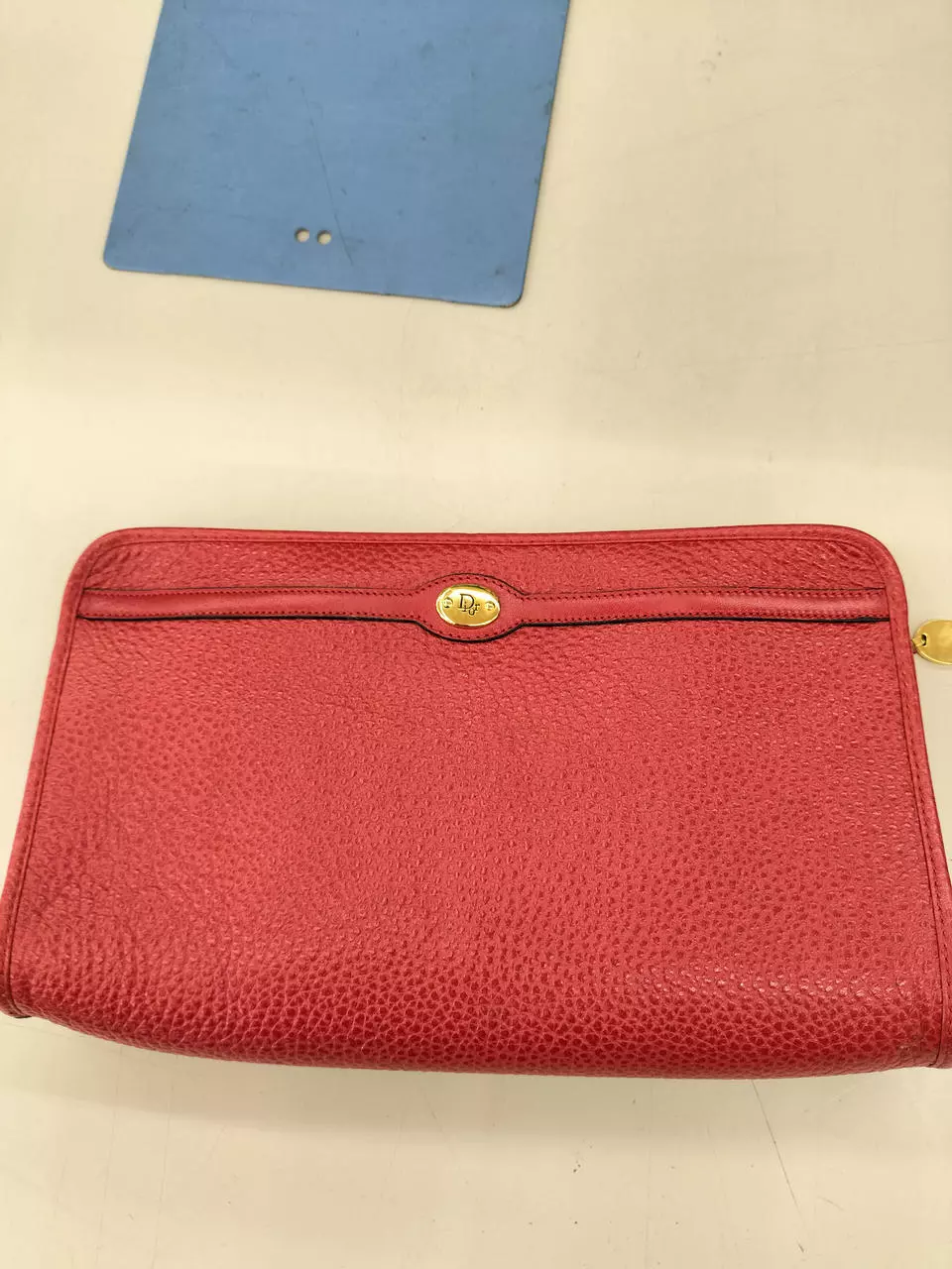 Deuxième sac Christian Dior 9,4 pouces rouge