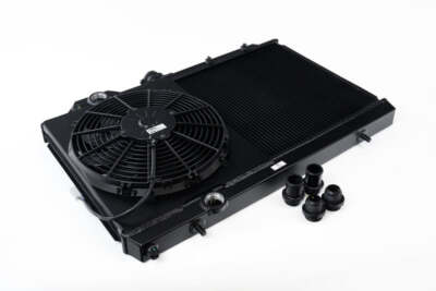 CSF 96-07 Mitsubishi Evo 4/5/6/7/8/9 Full-Slim Radiator w/12in Fan & Shroud/-16A