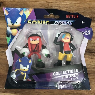 Netflix Sonic Prime Collectible Figures 2 Pack Renegade Knuckles & Dr. Dont Sega