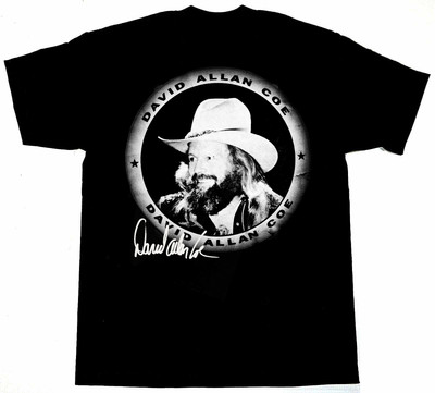 Signature Legendary David Allan Coe Shirt Black Unisex S-5XL