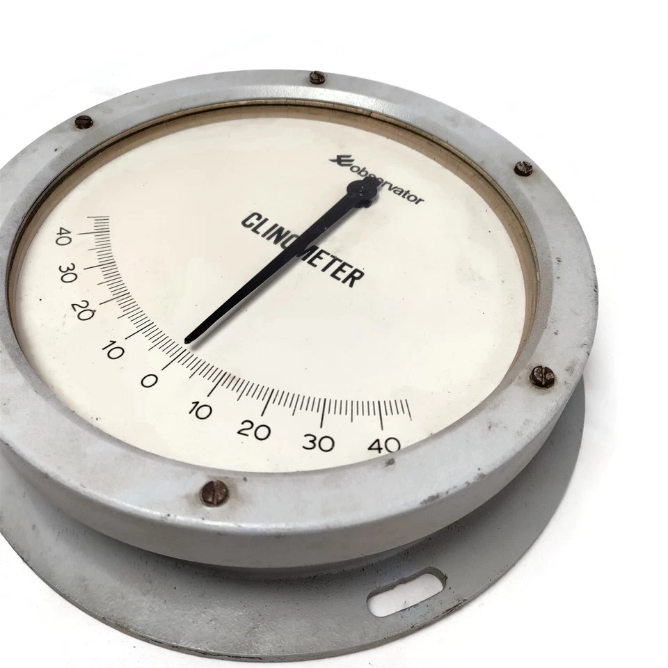 Vintage Observator Marine Clinometer. Heavy 24cms Design. Free Shipping. - Image 3 of 4