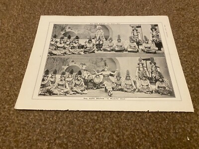 PLPS16 PELL MELL PLAY ILLUSTRATION 11X8 LEON MORTON. Alice Delysia...