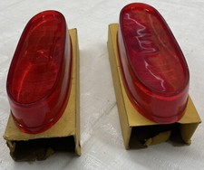 1959 Pontiac Blinker Pair Tail Lights Parking Light Lamp Turn Signals Trim