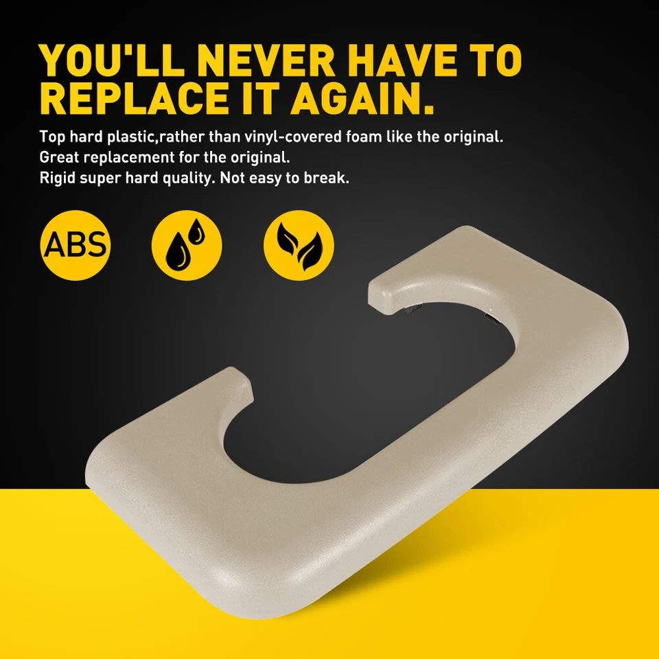 Portavasos para consola central Ford F-250 F-350 F-450 1999-2010 reposabrazos almohadilla beige Foto 4 de 4