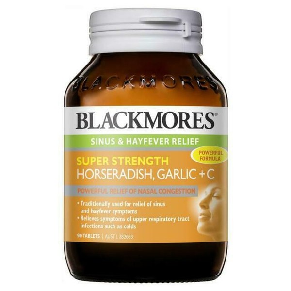 Blackmores Super Strength Horseradish Garlic and C 90 Tablets for sale online eBay