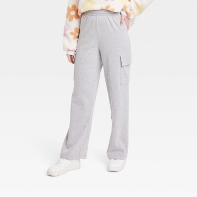 Grayson Threads Women's Cargo Pants - Gray Large