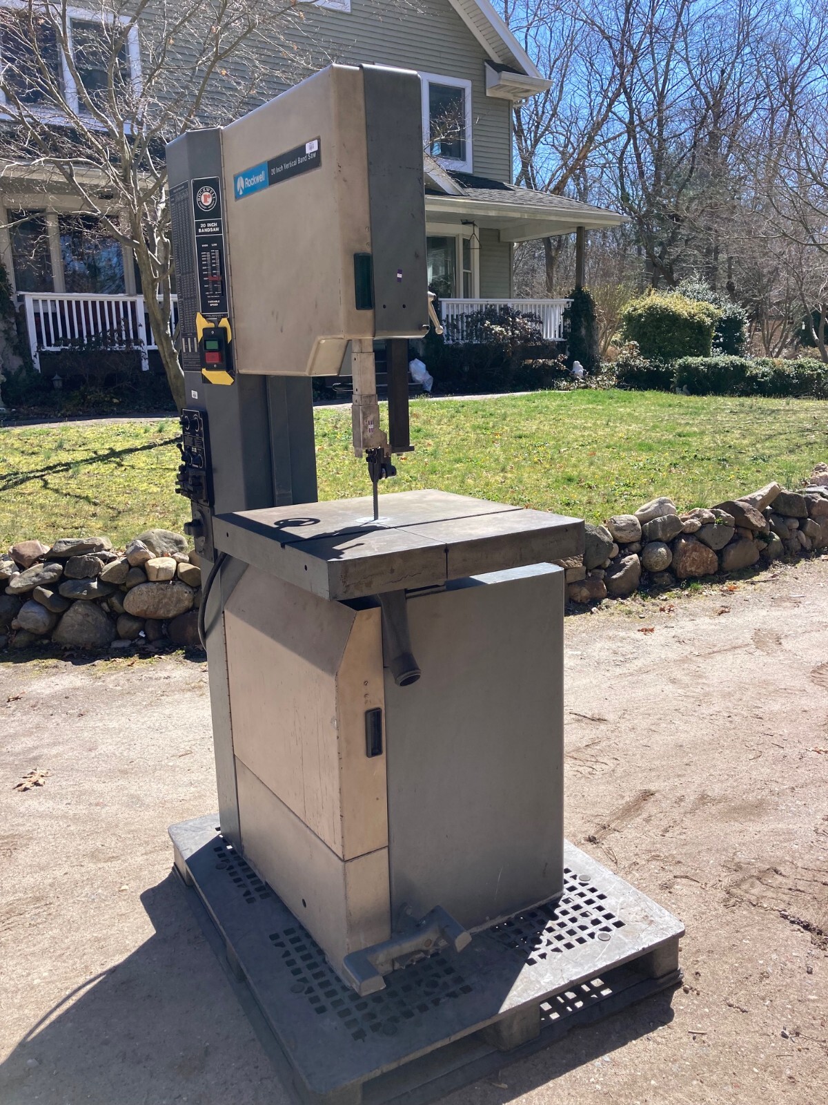 Rockwell 20" Upright Band Saw 283x5 with blade welder eBay