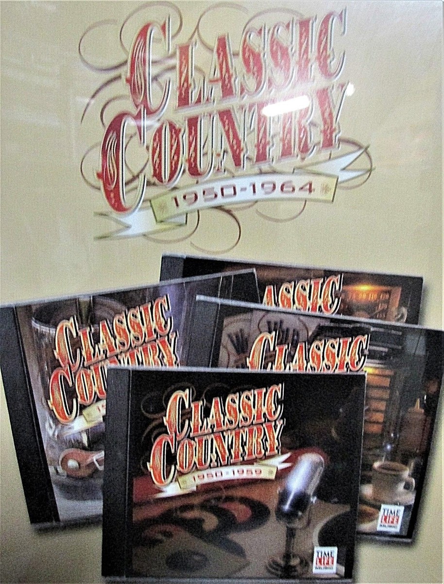 Classic Country: 1950-1964 Time/Life 4 CD Box Rare! 60 Songs