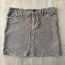 Vineyard Vines Corduroy Mini Skirt in Tan - Girls Size 14 - Neutral, Pockets