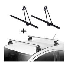 2x Fahrradträger ORION + Dachträger EVO ALU für für Mazda 3 (BL) 4-5 Türer 2009-