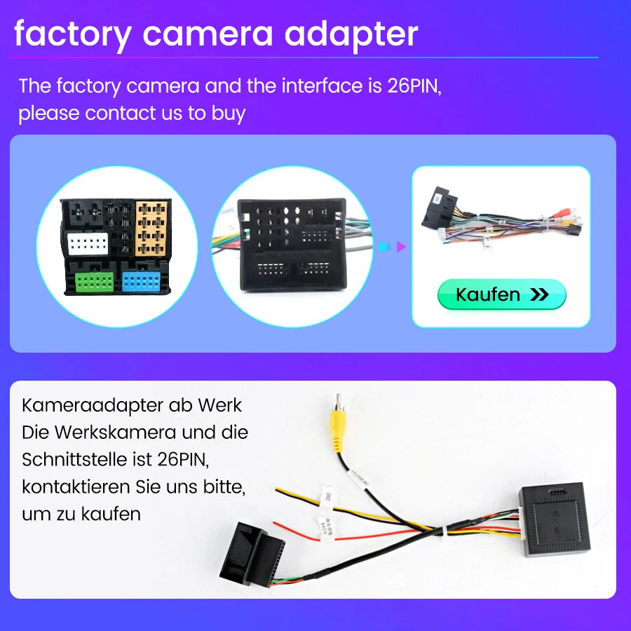 CarPlay Autoradio Android GPS Nav 2+64G Für VW GOLF 5 6 Passat Touran Tiguan EOS - Bild 4 von 4