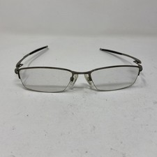 Oakley Eyeglasses Frames Only, TRANSISTOR, 22-216, 54-18-135 Brushed Chrome AH24