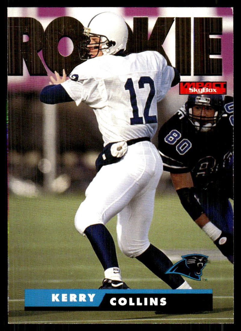 Kerry Collins 1995 SkyBox Impact #173 Panthers FREE SHIPPING StackedPacks