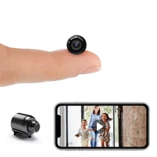 Smallest Wireless WiFi IP Camera,HD1080P Portable Mini Camera with Video Reco...