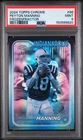 2024 Topps Chrome Football Frozenfractor Peyton Manning #86 PSA 9