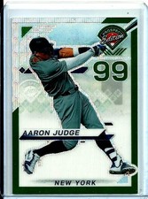 AARON JUDGE 2025 Panini Prospect Edition Green Wave Prizm parallel SP #'d 49/75