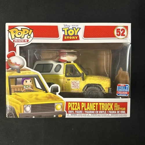 Funko Pop Pixar Pizza Planet Truck and Buzz Lightyear #52 Fall Con Exclusive