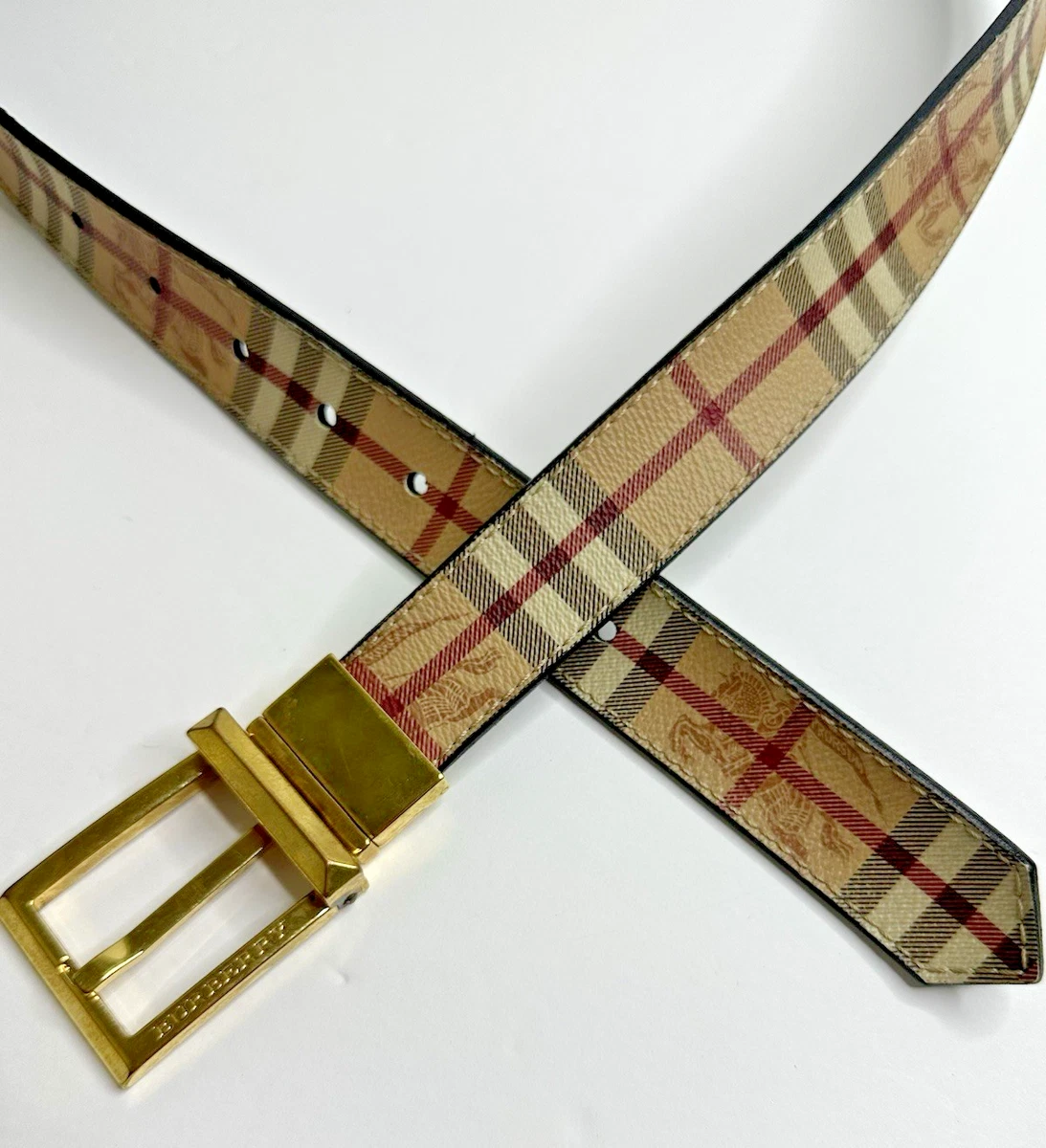 Burberry Leather Multicolor Belts for Men for sale | eBay display picture 3