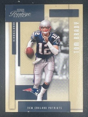 2004 Playoff Prestige Tom Brady #85 Patriots Early Career HOF GOAT Football