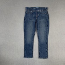 Denizen Levis Jeans Womens 6 Blue Modern Pull On Crop Stretch Cotton Blend