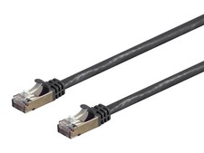 Monoprice Cat7 Ethernet Network Patch Cable - 50 feet - Black 26AWG, Shielded