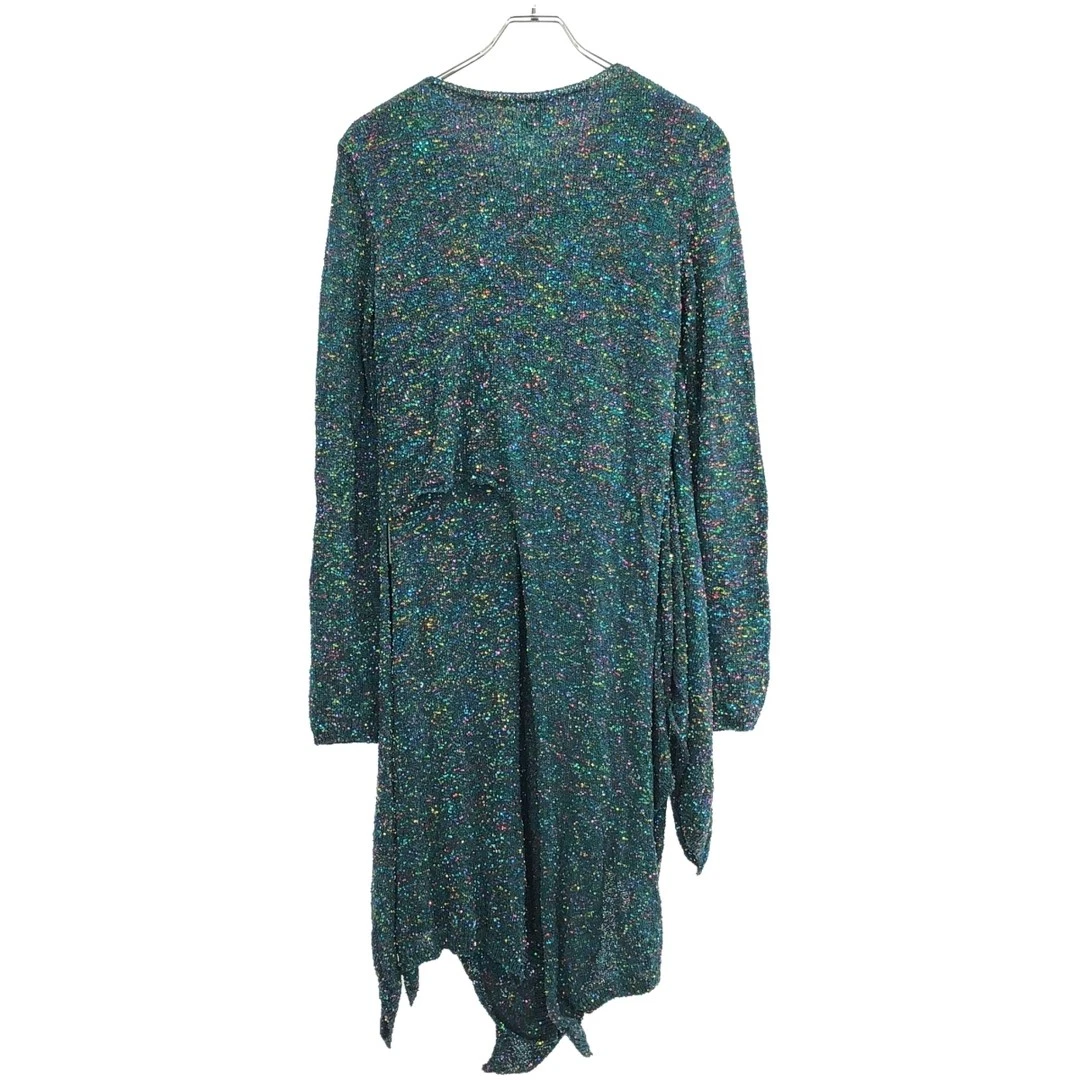 Abito lungo in maglia con paillettes LOEWE 21SS S540Y14K51 verde S usato0