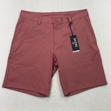Rhone 9" Commuter Shorts Nantucket Red/Pink Flex Knit Performance Shorts Mens 31