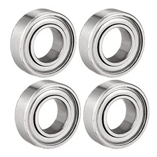 Deep Groove Ball Bearing 688ZZ Double Shield 8mm x 16mm x 5mm Carbon Steel 4pcs