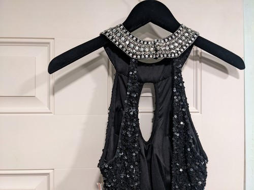 Scala 48444 Choker Prom Gown with Keyhole - Picture 8 of 13