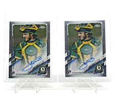 (2x Lot) 2021 Topps Chrome - Rookie Autographs Jonah Heim #RA-JH (AU, RC) - NM+