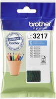Brother Original Tintenpatrone LC-3217C Cyan Mhd 01/26