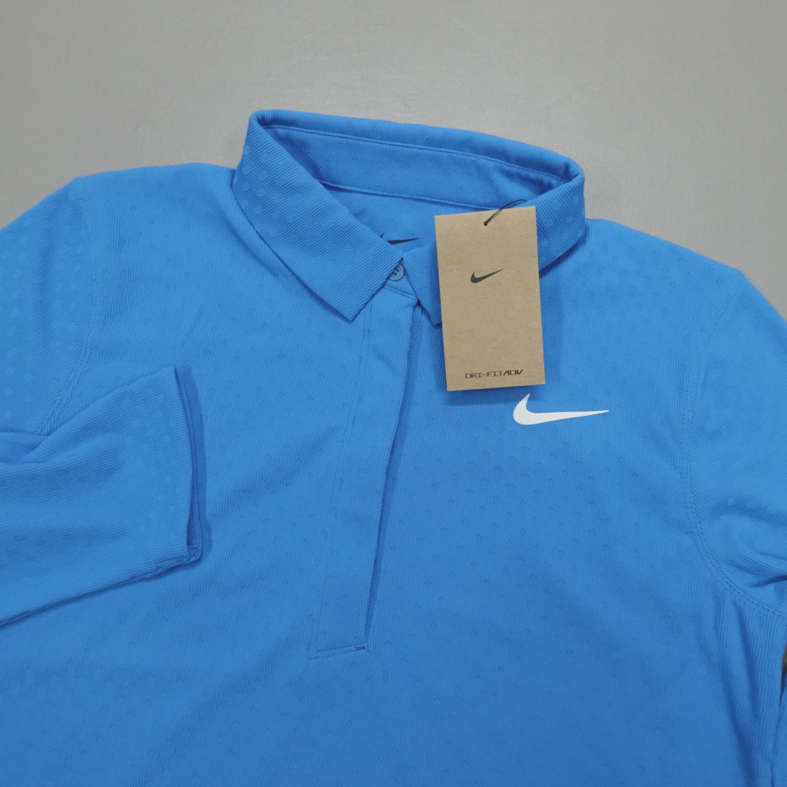 Dri-fit Adv Long Sleeve Shirt Pullover Women's Size M Blue Fd5432-435