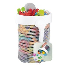 Mesh Bath Toy Organizer Caddy with Suction Cup Hanger for Baby Bathtub