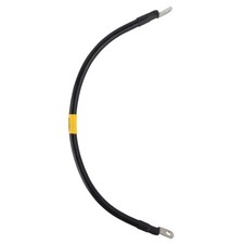 2 GAUGE Interconnecting Copper Cable, 48-Inch Length with 5/16-Inch Lugs Black